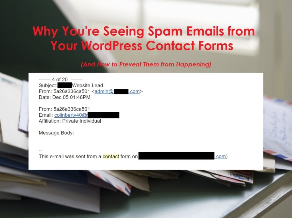 Prevent Email Spam Website San Antonio